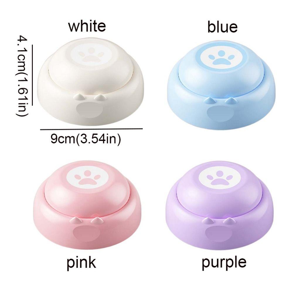 Plastic Dog Talking Buttons Recording Pet Button Training Toys Paw-shaped Pet Button  For Training