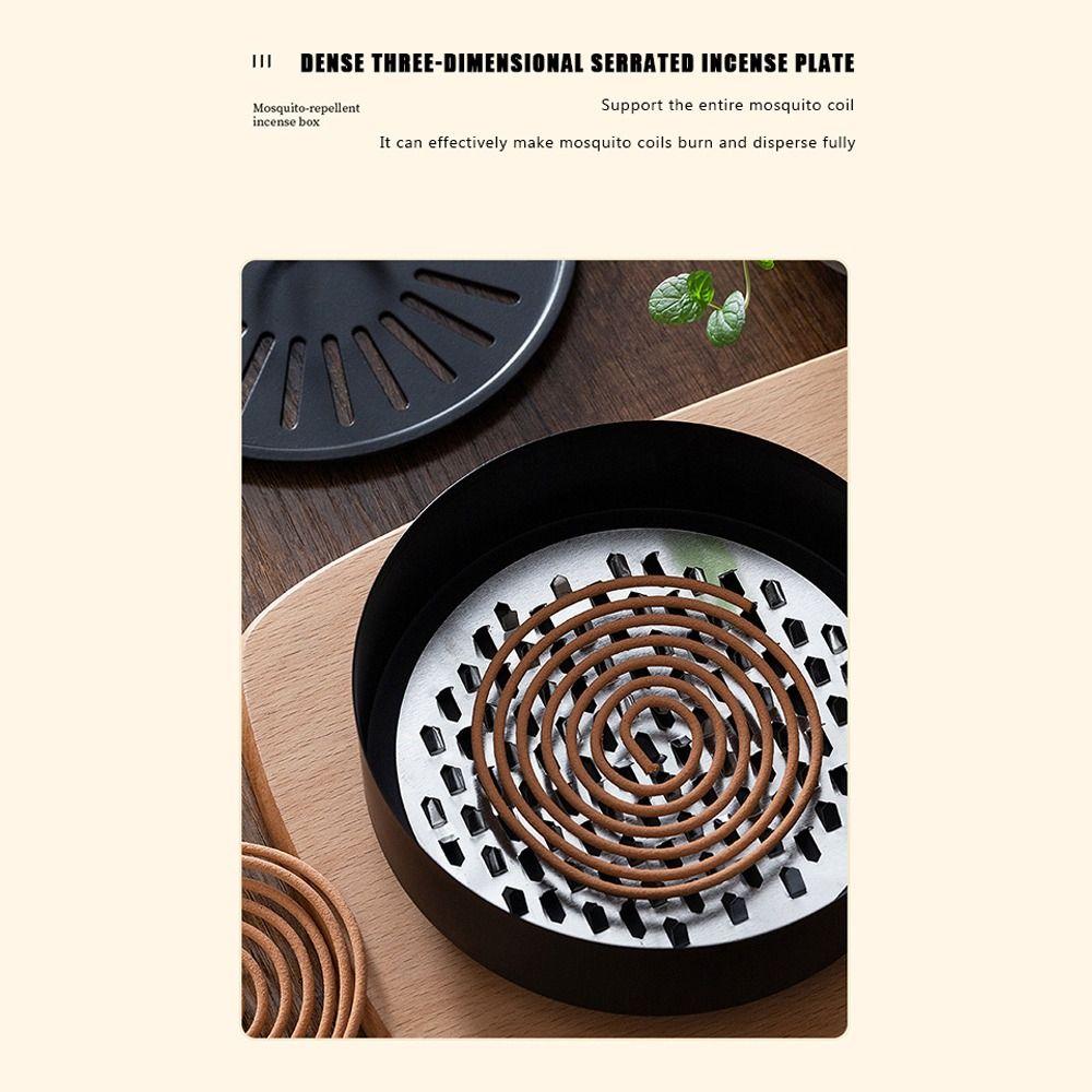 With Tray Mosquito Coil Holder Ornaments Mosquito Incense Rack  Home Indoor Bedroom Decor