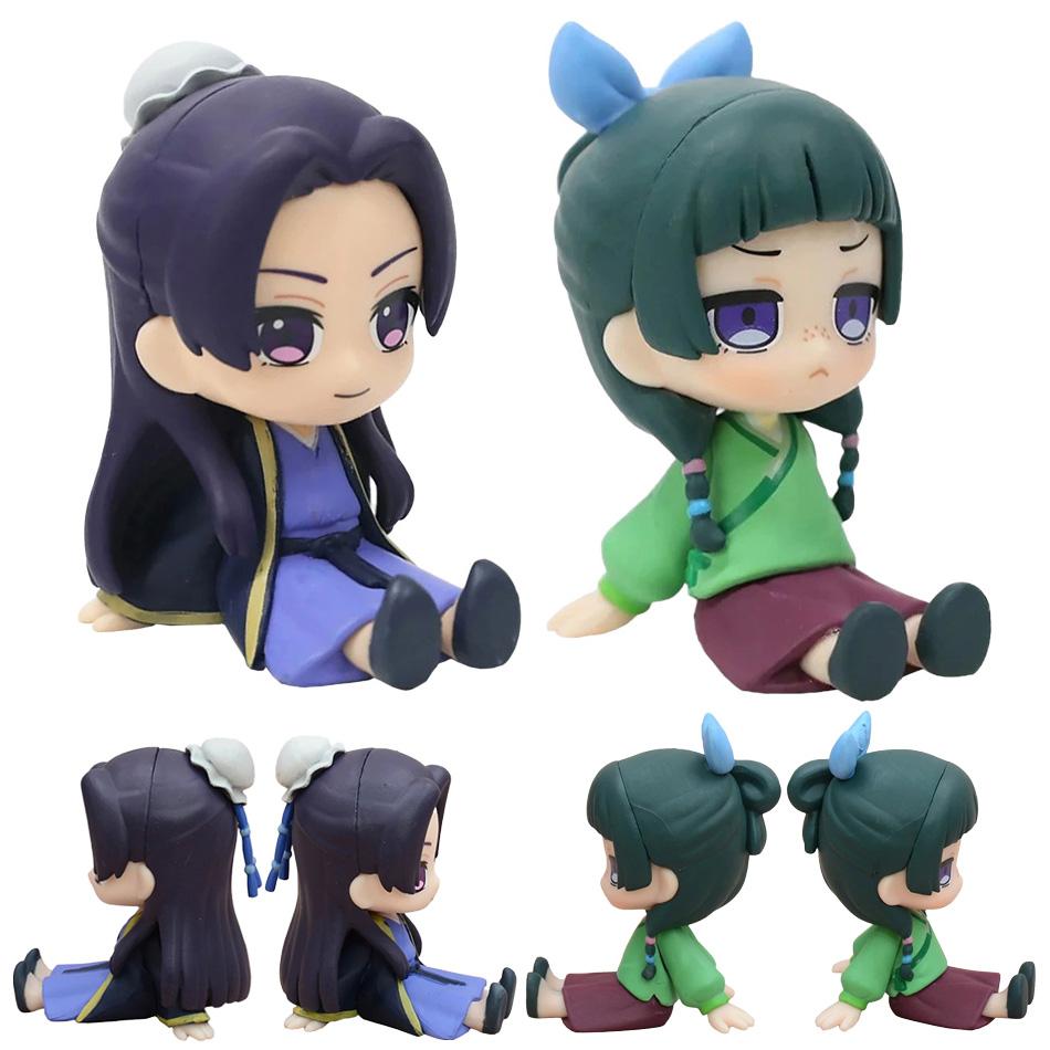 6cm Desktop Cute The Apothecary Diaries Maomao Jinshi Kwaii Style Anime Figure Toys PVC Model Collector Doll Birthday Gift