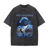 Gewassen Vintage The Notorious Big Wereldtour T-shirt Biggie Smalls Print T-shirts Mannen Vrouwen Hip Hop T-shirts