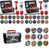 Premium Quality 12pcs Beyblade Set Portable Gyro B122 B125 B127 With Storage Case
