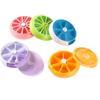 Transparent 7-Day Round Rotating Pill Organizer - Portable Mini Box with Seven Compartments