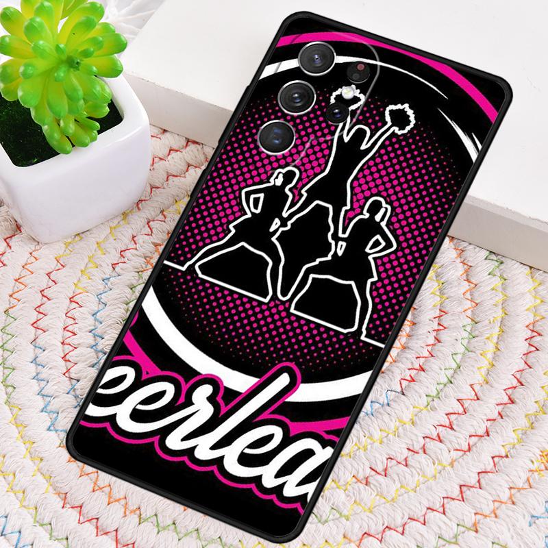 Cheerleader Cheer Pink Quote Phone Case for Samsung Galaxy Note 10 Pro S26 Ultra S23 S24 FE S25 S21 S22 PLUS Shockproof Cove