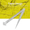 High Precision Tapered Ruler Metric Taper Gauge Stainless Steel Tapered Bore Gauge Vernier Caliper Engineer Depth Measurement Ruler