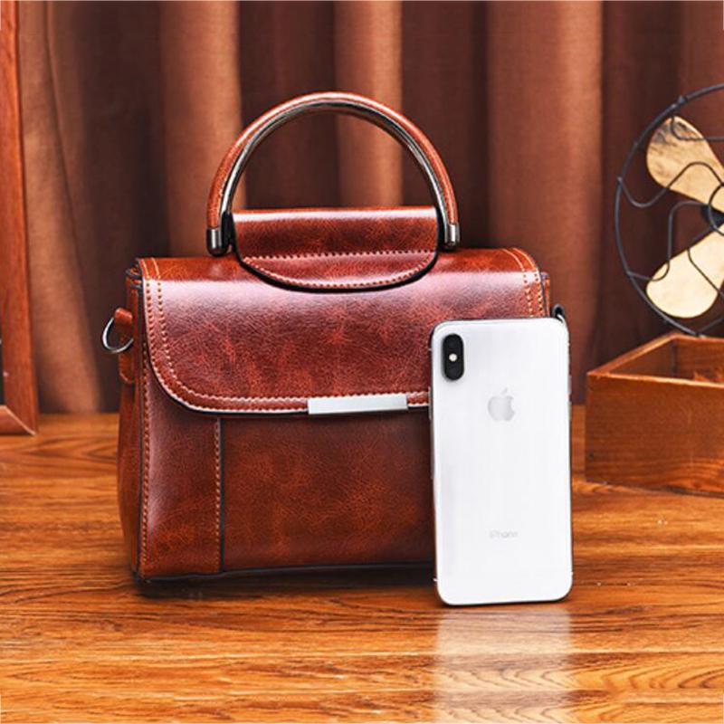 Women PU Leather Shoulder Student Messenger Bag Top-Handle Women Fashion Small Bags Female Designer