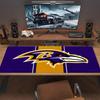 Baltimore Ravens Print  Cushion Non-slip Laptop Tablet Big Mousepad XXL Mat Mini PC Playmat With Lock edge