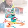 Colorful Electric Frog Adventure Game For Fun Interactive Dinosaur Feeding Play