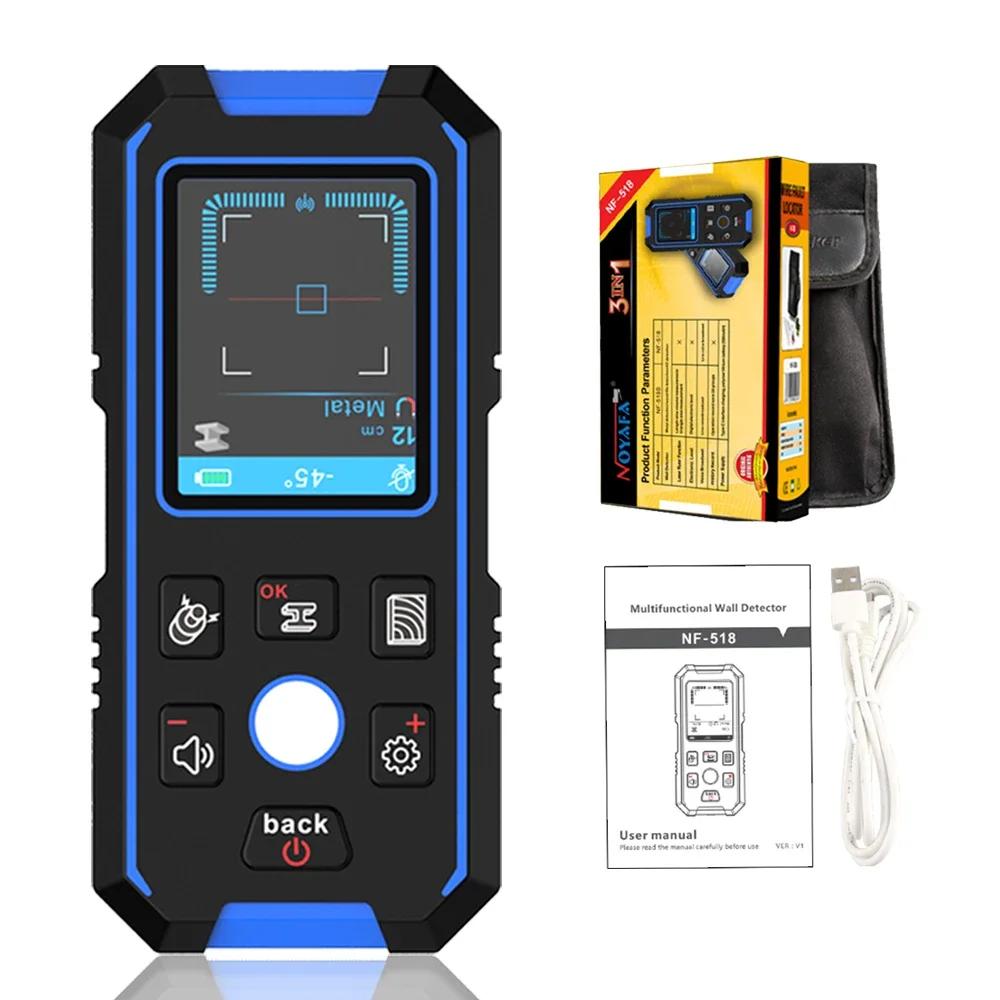 

Металлоискатель NF-518 настенный сканер с новым дизайном отверстия для позиционирования проводов переменного тока под напряжением металл дерево шпилька поиск