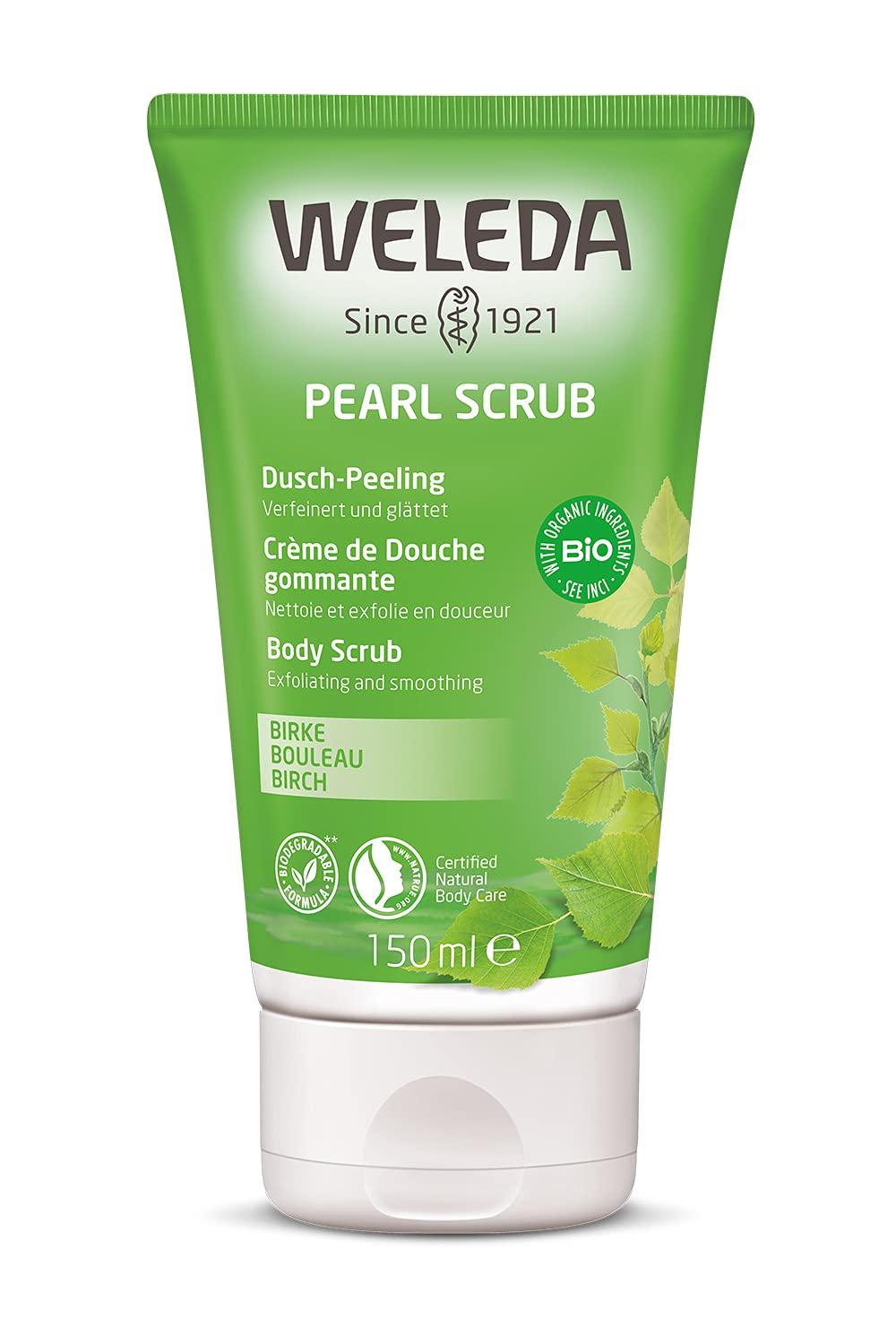 

WELEDA Пилинг-гель для душа с белой березой 150 мл Отшелушивающий скраб для тела Очищающее средство для тела Гель для душа Мыло Аромат грейпфрута Натуральные ингредиенты Органический [Официальный]
