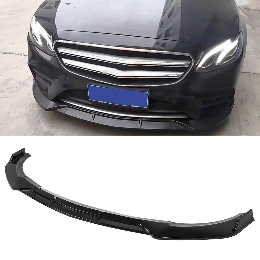 Frontstoßstangendiffusor, perfekte Passform, verschleißfester Frontstoßstangenspoiler, einfach zu installieren, 3-teilig, für E-Klasse W213