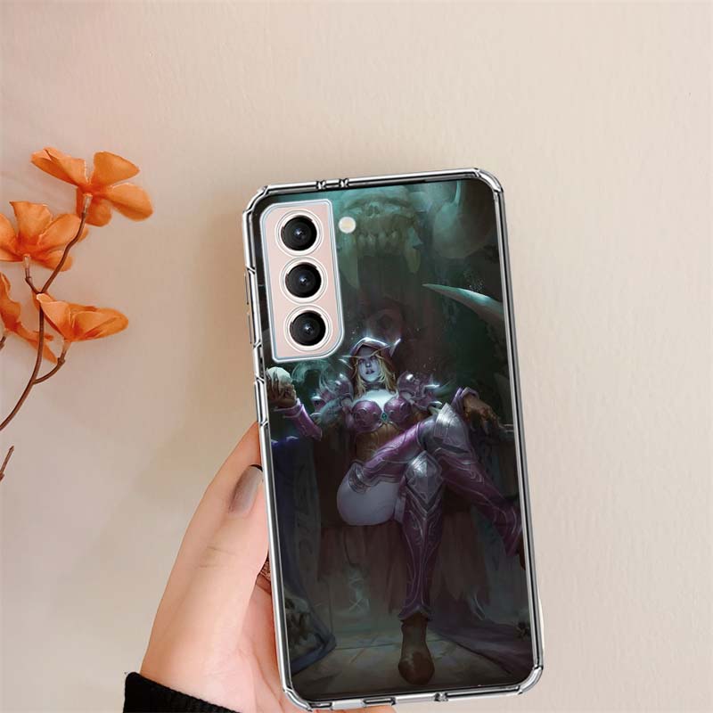 W-World Of W-Warcraft Elf Phone Case For Samsung S24 FE Galaxy S22 S25 Ultra S25 Edge S21 S23 FE S20 S10 Plus Cover Shell Coque