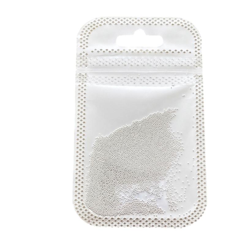 Multi-Size Nail Caviar Beads Micro 3D Nail Art Decorations Mini Metal Nail Beads Nails Jewelry DIY Nail Designs Gifts
