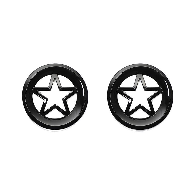 TESIN Car Front Fog Light Lamp Decoration Cover for Jeep Renegade 2019 2020 2021 2022 2023 2024 Lamp Hoods Exterior Accessories
