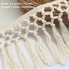 1 Yard 14cm Wide Tassel Trim Cotton Fringe Boho Macrame Tassel Ribbon For DIY Craft Hometextile Curtain Sewing Accessories