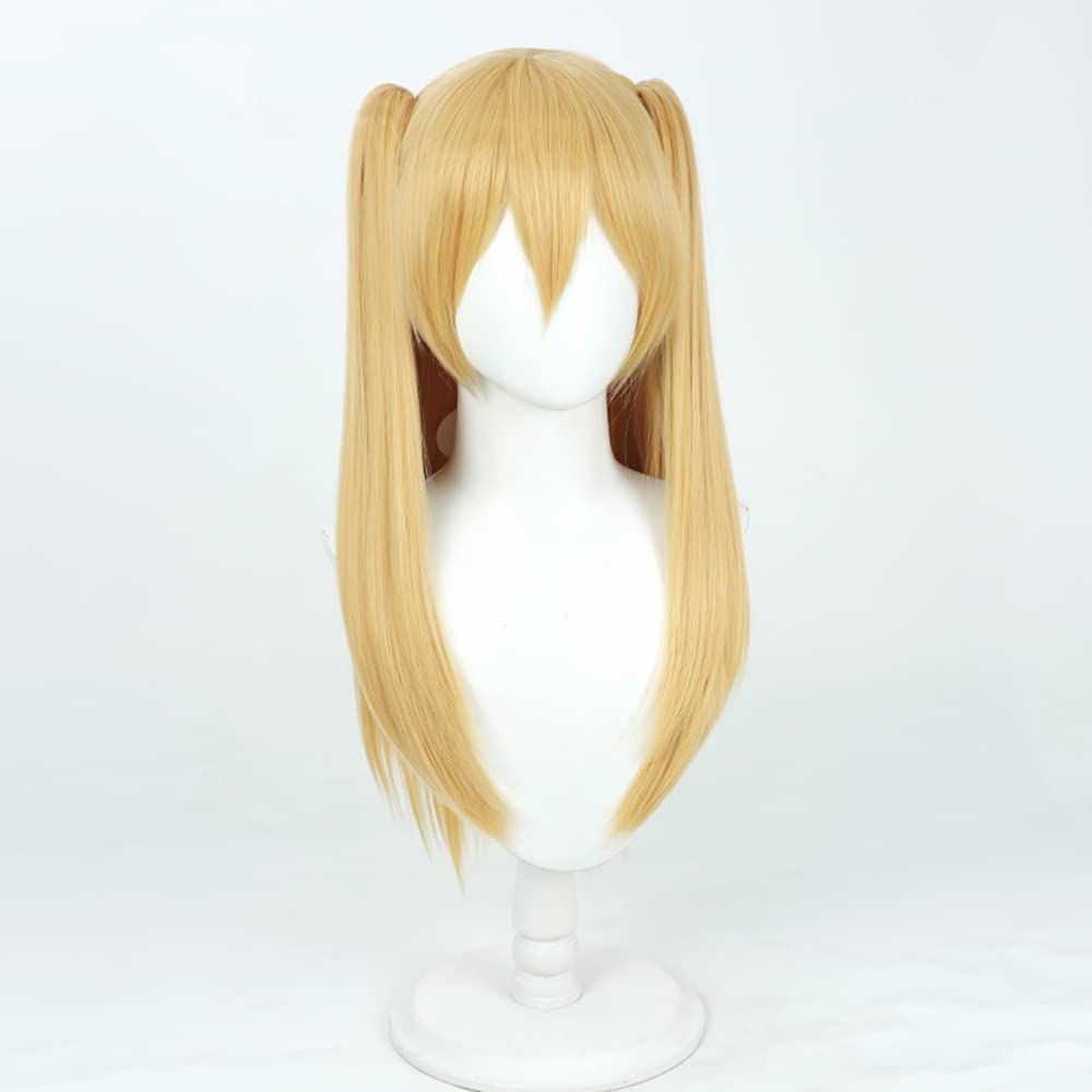 Cosplay Wig - Miriella (Amano Ririsa) Purple Rose Heat Resistant Wig - Costume Accessory - Halloween Event Cosplay Photoshoot (Yellow)