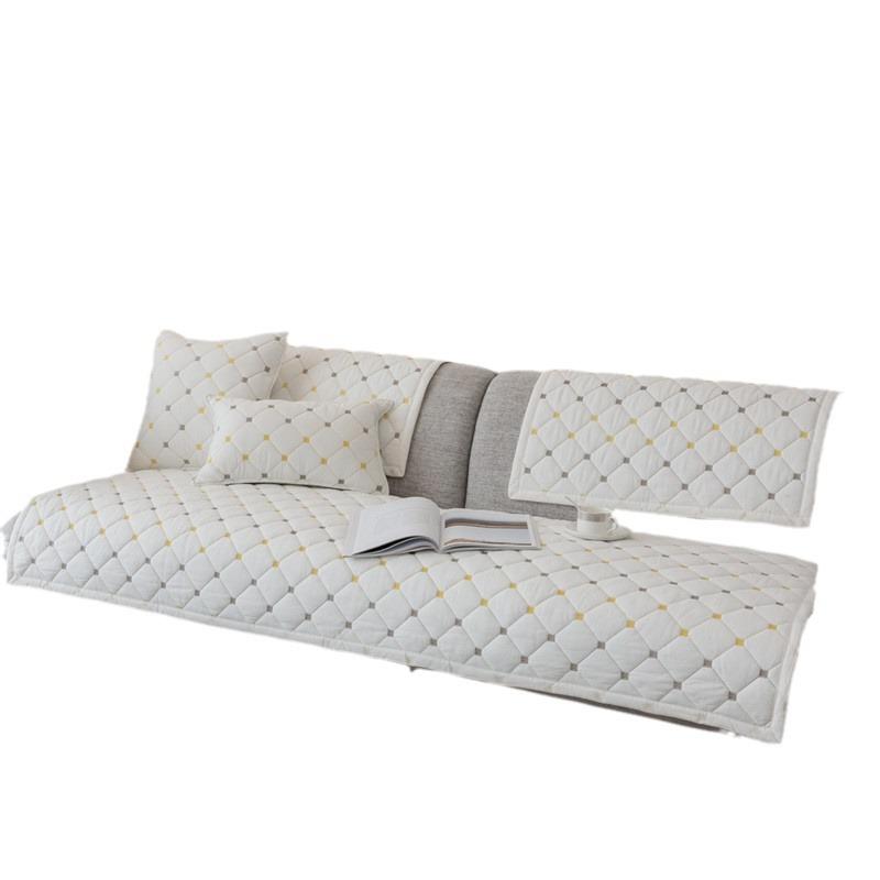 Чехол для диванной подушки Four Seasons из хлопчатобумажной утолщенной ткани с вышивкой — фото 5