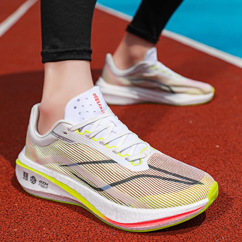 Laufschuhe mit Carbonplatte Stoßdämpfung Herren Profi-Laufschuhe Marathon Sportschuhe