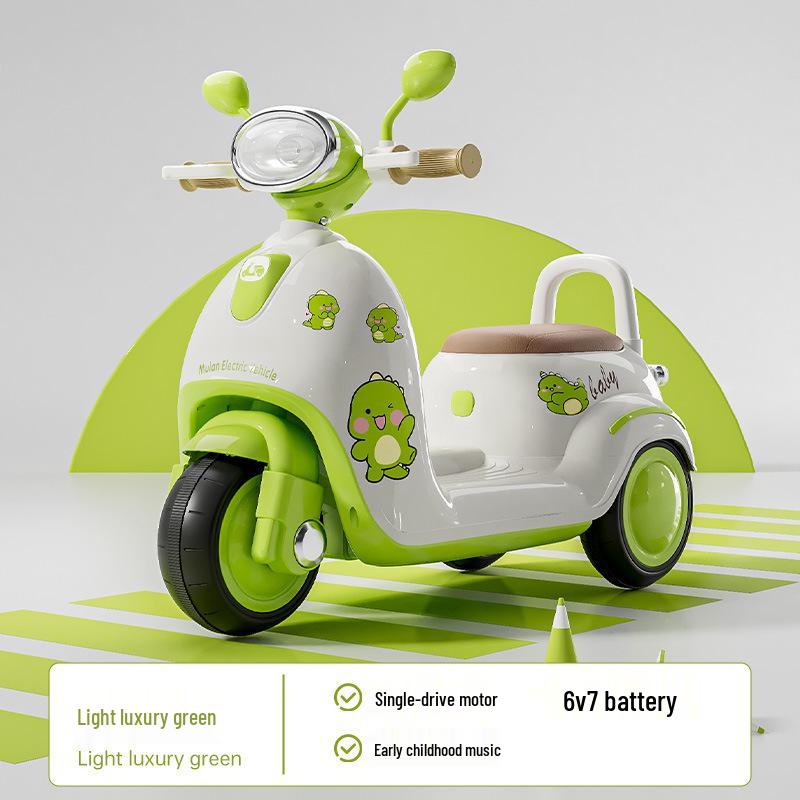 Children's Electric Ride-On Tricycle: Battery-Powered Motorcycle Toy with Remote Control for Boys and Girls