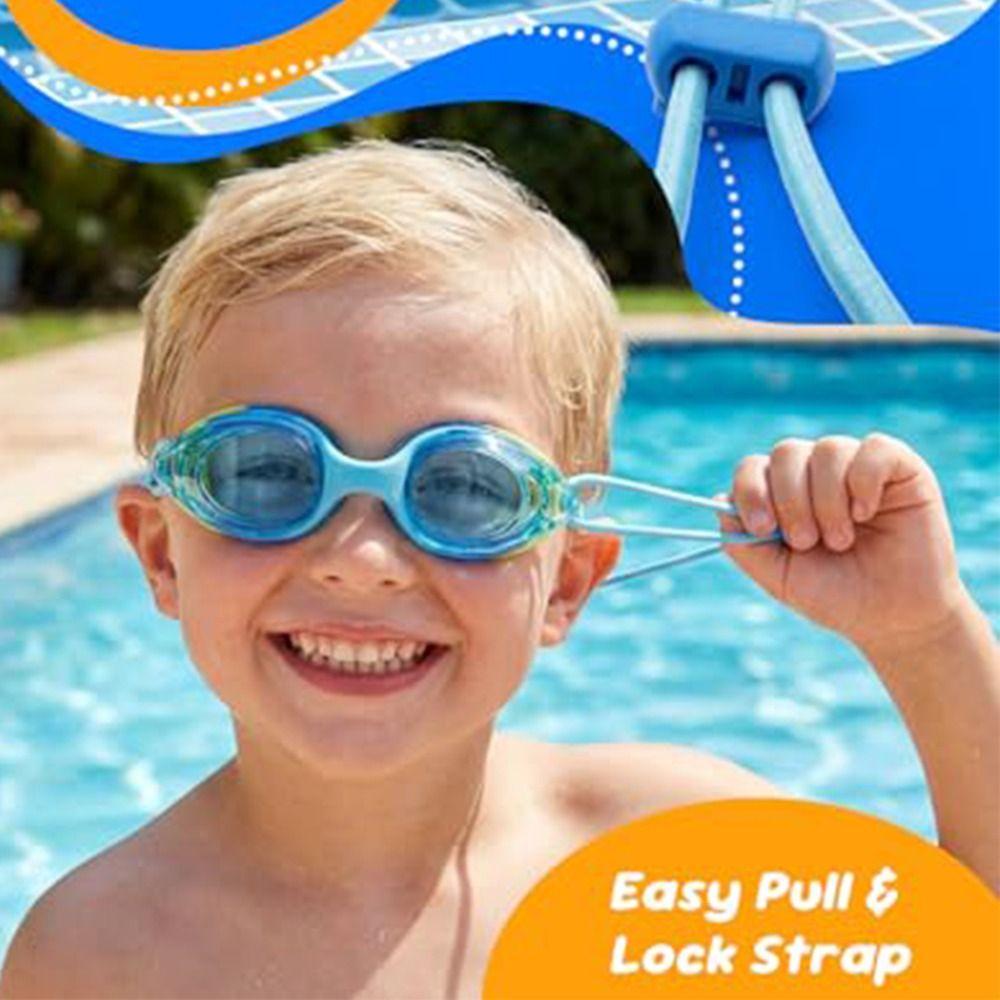 Clear Vision Swimming Glasses Anti-Fog Pool Goggles New Children Swim Goggles  for Toddler Kids 3-8