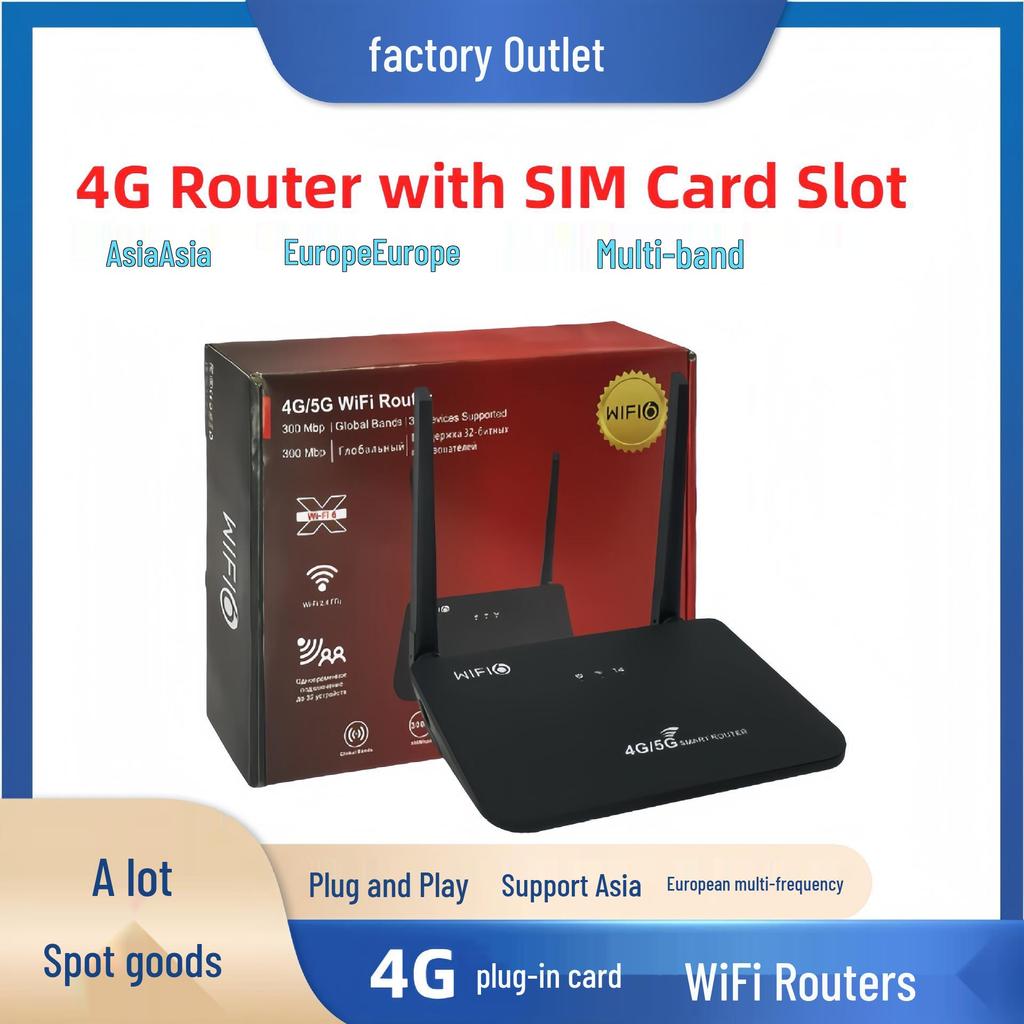 Eurasia 5G Dual-Band Wireless Router with 4G & LTE Full Network Access for Russia