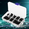 180pcs Box M3 Nylon Screw Nut Male Female Standoff Combination Assortment Kit(Black )
