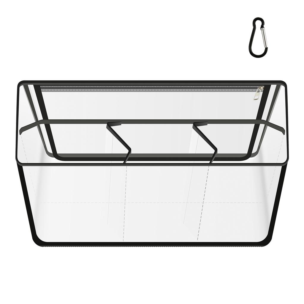 1/2/3Pcs Clear Beach Bag Trendy Organizer Waterproof Insert Divider Pouch PVC Transparent Storage Ladies Tote Accessories