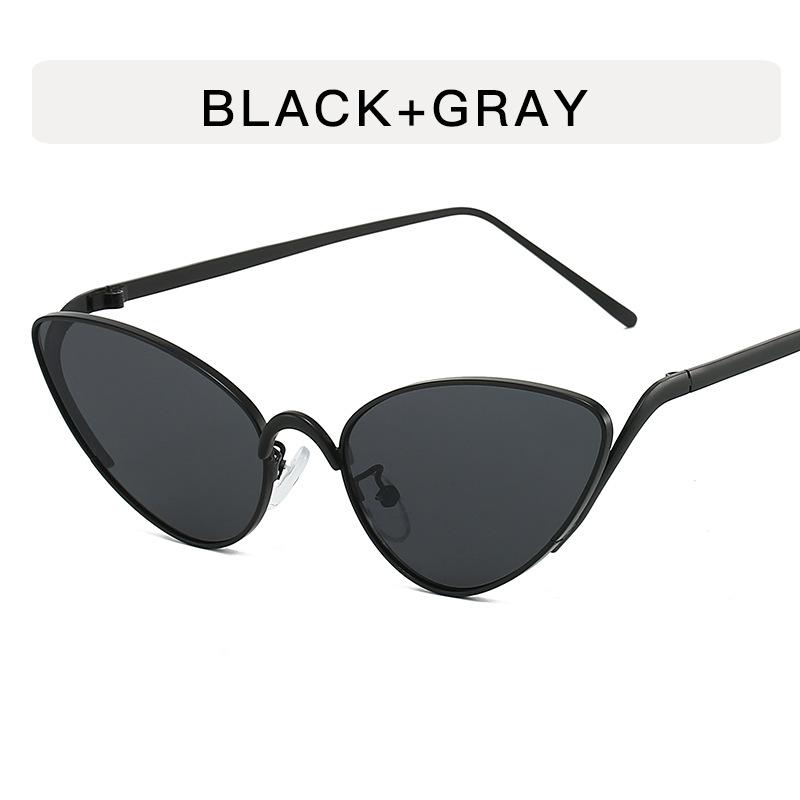 

Hot Sexy Women s Sunglasses Cat Eye Shape Anti-reflective Man Sunglasses Party Club Show Sun Glasses Women черный серый