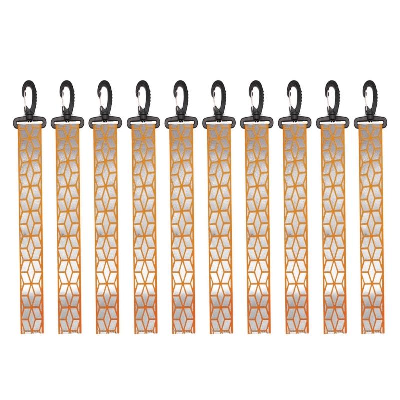 High Visibility Safe Reflective Keychain Backpack Pendant Reflectors For Things Adults Children Safety Night Cycling Bag