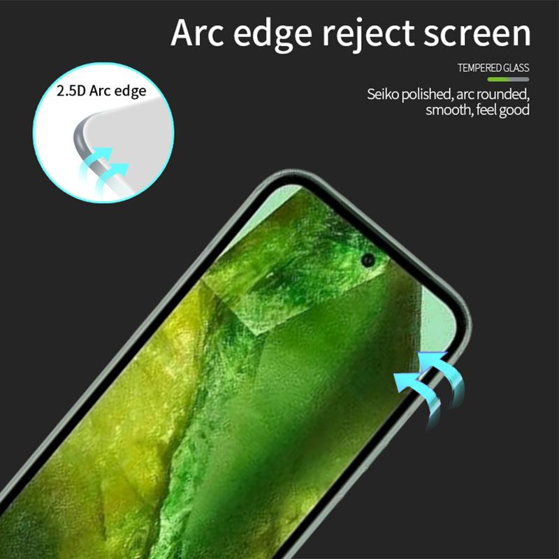 MOFI JK Series-1 for Google Pixel 8a Screen Protector Shatterproof High Aluminum-silicon Glass Film