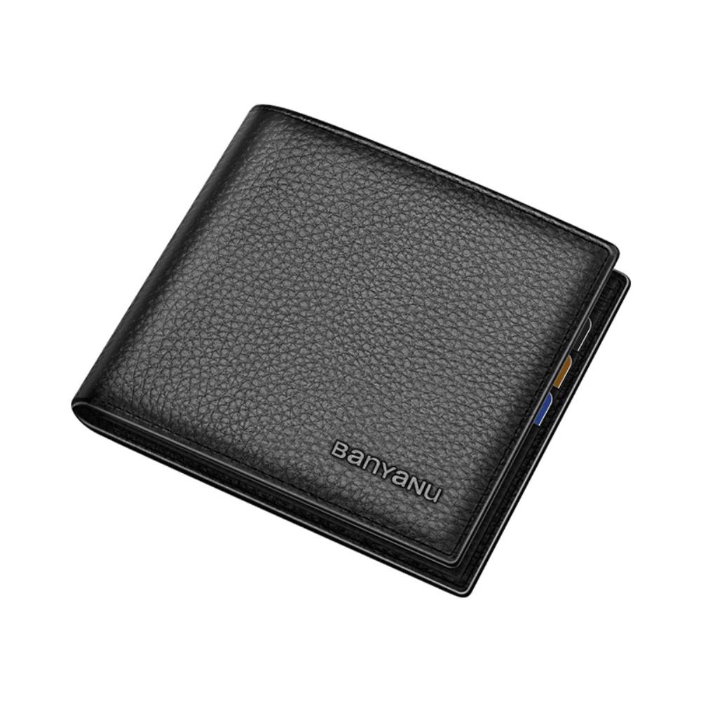 Men's short wallet, new simple wallet, thin wallet.