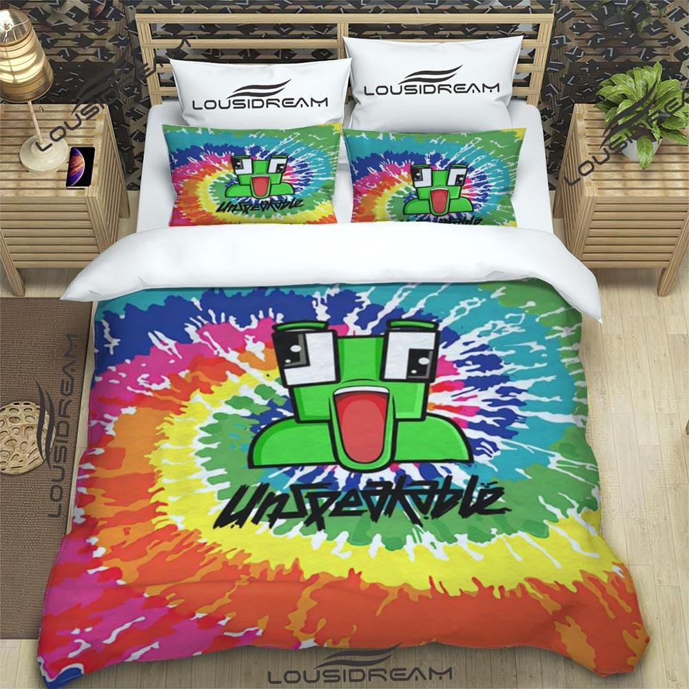 Cartoon Funny Play Unspeak.able Bedding Set Bedroom Soft Bedspreads for Bed Comefortable Duvet Cover Quilt and Pillowcase