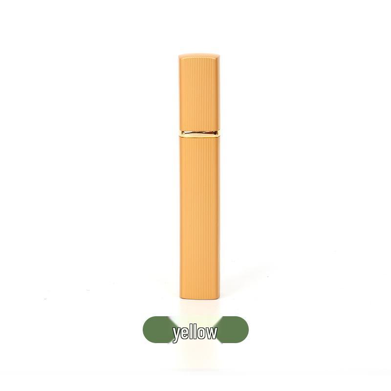 12ml Square Perfume Spray Bottle with Aluminum Shell and Glass Liner