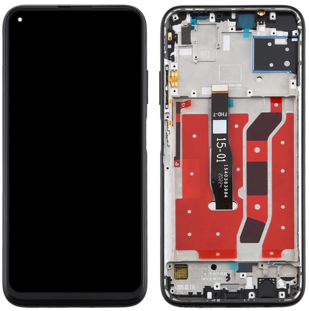 Original Huawei P40 LITE JNY-LX1 LCD Display + Touch Screen (Refurbished) Frame Black