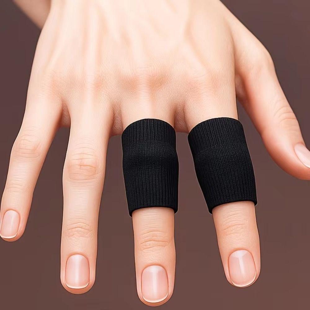 10Pcs Soft Finger Compression Sleeves Cotton Breathable Finger Sleeve Protectors Basketball