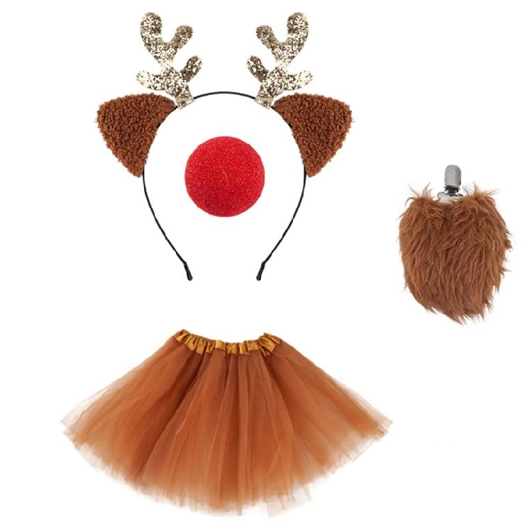 Adjustable Hair Hoop Suit Festives Wear Headbands Seasonal Celebration Hair Hoop for Christmas Event and Cosplay