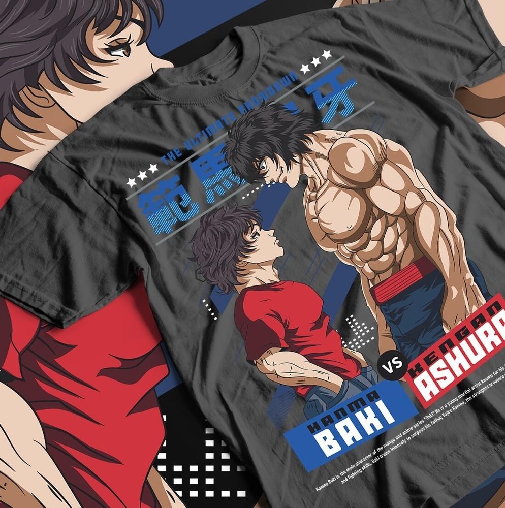 

Baki Hanma Shirt T-Shirt, Grappler Tee, Yujiro Martial Art, Anime Sport, Unisex S