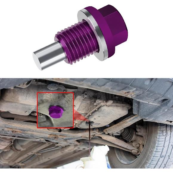 M14×1.5 Magnetic Oil Drain Plug, Transmission Oil Plug, Oil Pan Sump Drain Nut Bolt Screw Repair Kit, Car Magnetic Oil Drain Plug Removal Tool for