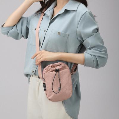 Japanese Mobile Phone Water Cup Integrated Bag Drawstring Bag Portable Messenger Shoulder Bag Commuting Light Cycling Bag Key Bag Tide