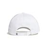 Adidas Baseball Cap White/Black (FK0890), UPF 50+ Sun Protection, Lightweight Quick-Dry, Large Size 60-63cm. Model GNS10