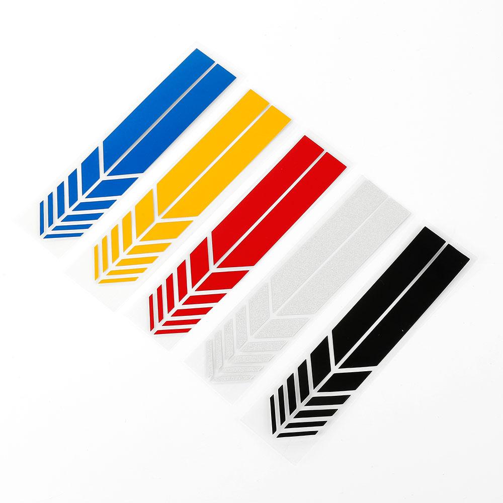2pcs Car Rear View Mirror Reflective Sticker Car Racing Stripe Decals Sticker Car Styling Decoration Waterproof Fashion Decals
