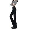 Jeans Micro Pull Korean Version Black High Waist Autumn and Winter Tight Versatile Elastic Straight Horn Mopping Horseshoe Pants