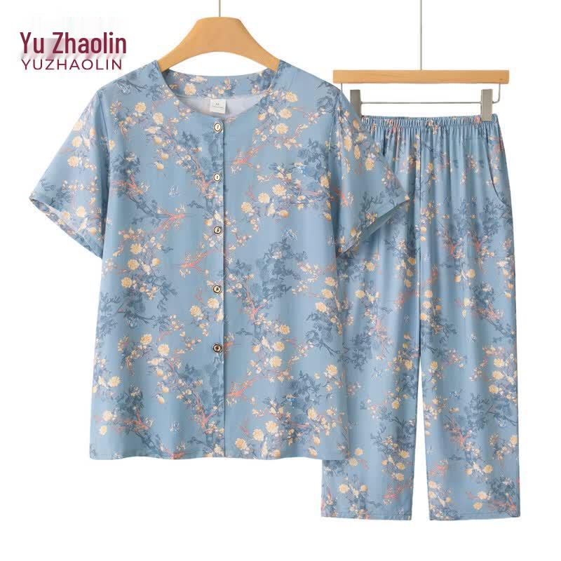 YUZHAOLIN Women s Summer T-shirt & Shorts Casual Set 5XL