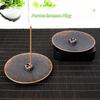 Lucky Incense Tray Antique Chinese StyleThread Incense Holder Coil Incense Burner Indoor Sandalwood Stove