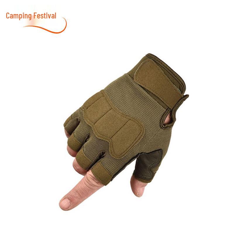Men s Half-Finger Tactical Fitness Gloves M