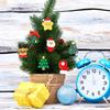 20pcs Santa Claus Phone Case Patch Mini Resin Accessories  New Year Gifts