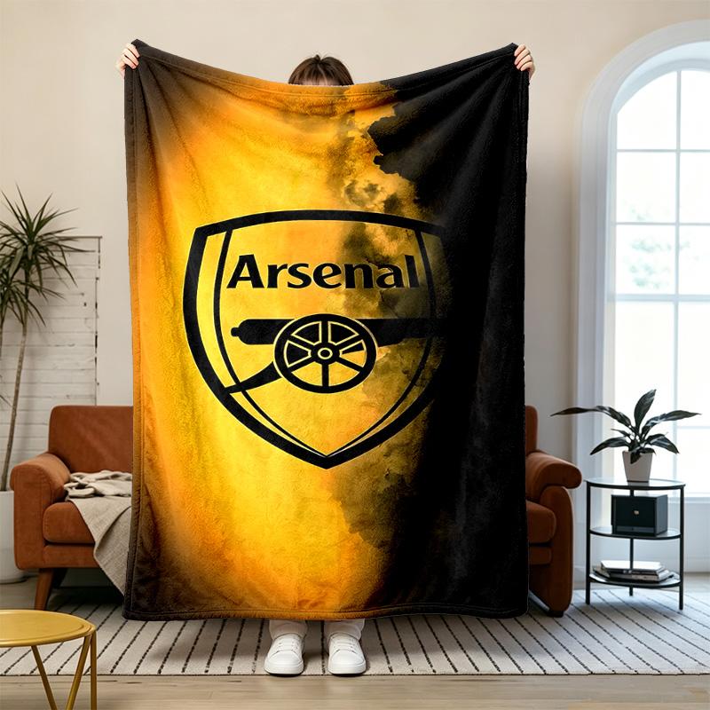 Arsenal Soft and Comfortable Flannel Suitable for Sofas Living Rooms Outdoor Camping Travel and Also Makes a Great Anniversary Gift