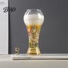 Langlebiger Bierglas-Pokalform-Weinbecher, Hitzebeständiger Krug für Craft-Bier, Transparenter Becher für Saft, Kreatives Pub-Trink-Sport-Party-Glas, Hoch Borosilikat