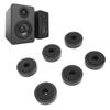 40PCS Speaker Isolation Feet Shock Absorption Plastic Amplifier Foot Mat for Loudspeaker CD DVD Play