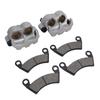 1 Paar Bremssättel Set mit Bremsbelägen 1911284 Links Rechts Ersatz für Polaris RZR 1000 XP XP