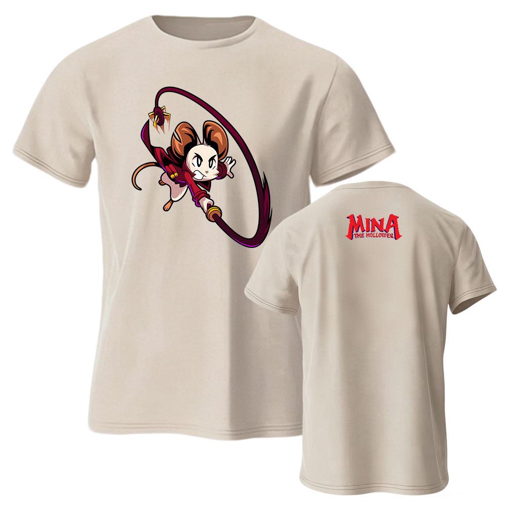 Game Mina The Hollower T-shirt Unisex Streetwear Cotton Loose Short Sleeve Fashion Tshirts Graphic Print Clothing Summer Men Tee